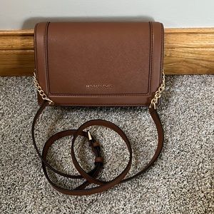 Michael Kors Jet Set Large Saffiano Leather Crossbody Bag